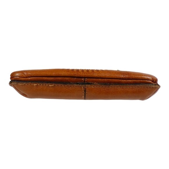 Patricia Nash Francesca Brown Leather Crossbody Organizer Bag #1016 - Picture 4 of 16